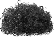 Veemoon Clown Wig Curly Hair for Fancy Dress Costume Fun Performance Prop for Parties Halloween and Circus Events Present for Friends Black