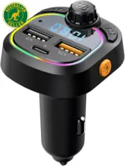 Bluetooth Car Adapter, Wireless FM Transmitter Radio Receiver Adapter Car Kit,Wi