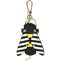 在飛比找Yahoo奇摩購物中心優惠-FURLA TWEET 蜜蜂造型皮革吊飾/鑰匙圈