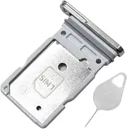 Galaxy S25 Ultra SIM Card Tray Dual Replacement S25 Ultra Sim Card Slot Holder for Samsung Galaxy S25 Ultra 5G 6.9" S938U1 SM-S938U Sim Card Tray Repair Part with Opening Needle (Titanium Gray)