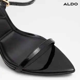 【ALDO】TULIPA-時尚完美繞踝細跟高跟涼鞋-女鞋(黑色)