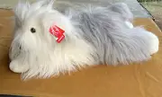Aurora 26" Winston English SheepDog Laying Down Stuffy Plush Super flopsie tags