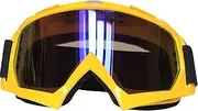 Eyeglasstor Dirt Bike Goggles for Men,Ski Goggles Women and Kids,Motorcycle ATV Goggles Adult Motocross Skiing Snow Goggles(Yellow)