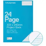 Studymate 333x240mm 14mm Dotted Thirds Project Book 24 Page