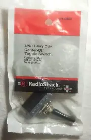Qty(2) Radio Shack 275-0654 SPDT Toggle Switches 10A @ 125Vac Center OFF