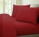 **FREE DELIVERY**Fitted/Flat/Pillow 100% Egyptian Cotton 1000 TC Burgundy Solid