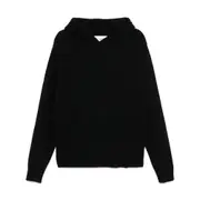 [Seven Gauge] Seven Gauge Wool Hoodie IV NUMERIC BLACK