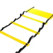 Adjustable Flat Agility Ladder 4m - Sports Fitness Training Aid - Morgan Sports