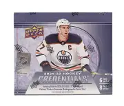 2021/22 Upper Deck Credentials Hockey Hobby Box Factory Sealed