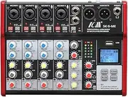 ICM SE-6-ME 6CH Compact Audio Mixer with Bluetooth and USB Recorder MP3 ADC/DAC