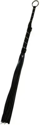 Jeweled Flogger Black Rhinestones 30" Dom Cosplay Costume Valentine O Rind End