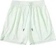 [JEShifangjiusu] Mens Breathable Basketball Sports Shorts Lightweight Athletic Training Shorts Stretchy Running Short