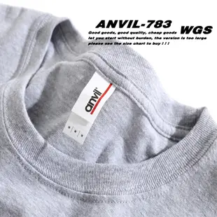 ANVIL 5.4OZ【口袋】783 美式精梳棉口袋潮T 五色任選 美規 大尺碼 素T 短袖 素面 T恤 短T