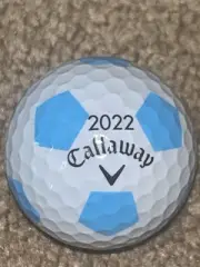 (1) Callaway Chrome Soft Truvis Golf Ball Pent North Carolina Blue
