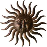 Comfy Hour 31" Sun Face Wall Decor
