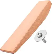 INOOMP Replacement Wooden Handle for Outdoor Cookware Comfortable Grip Wok Handle for Cast Iron Pots and Camping Pans Versatile and User Friendly Cooking Accessory