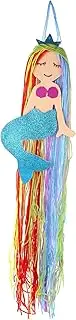 Beatifufu Tassel Mermaid Barrettes for Infants Room Decor Barrettes for Girl Hair Clips Barrette Accessories Mermaid Tassel Pendant Braided Headband Holder Kraft Paper