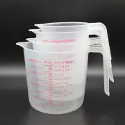 250-1000ml Small Measuring Cup Plastic Jug Beaker Kitchen Tool For Laboratories﹜