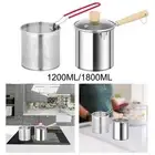 Deep Frying Pot Deep Fryer with Oil Filter for All Types of Fire Sources