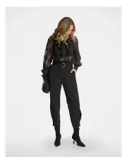 [Decjuba] Queenie Pull On Pant in Black