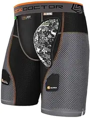 [Shock Doctor] Adult 375 Ultra Power Stride Hockey Short with AirCore Hard Cup