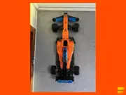 Flat VERTICAL Wall mount for LEGO Technic McLaren F1 Formula 1 Race Car (42141)