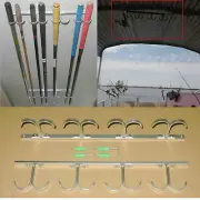 8-Rod Fishing Rod Rack Aluminum Ceiling Rack Garage Ceiling Mount Rods Rack