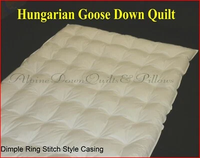 QUEEN SIZE QUILT/DUVET 95% HUNGARIAN GOOSE DOWN SUMMER QUILT SALE