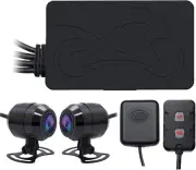 Motorcycle Dash Camera Dual 1080P Motorcycle Dash Cam Front and Rear 150°Wide An
