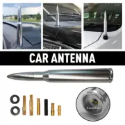 BULLET ANTENNA 50 CAL Aluminum For CHEVY SILVERADO FORD 1500/2500/3500 F150 GMC