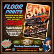FORD FALCON GTHO BATHURST '71 HOUSE OF MUSCLE FLOOR PRINT APPROX 125CM X 80CM