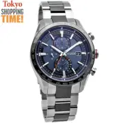 Citizen Attesa AT8186-51L Titanium Eco-Drive Atomic Radio Men Watch JAPAN
