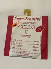Red Label Super Sensitive Cello C String 3/4 SS 6145