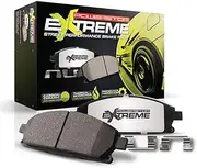 Power Stop Z26-8009 Front Carbon Fiber Ceramic Brake Pads with Hardware For 2020 2021 2022 Cadillac CT4 [CT4-V] | 2020 2021 Cadillac CT5 [CT5-V] | 2020 2021 2022 2023 Chevy Corvette Z51, Stingray