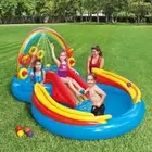 Intex Rainbow Ring Play Center Inflatable Pool ~ NEW Ages 2+