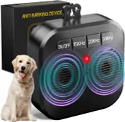 Anti Barking Device for Dogs, 33FT Ultrasonic Dog Bark Deterrent Devices, Safe &