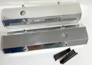Speedmaster PCE3301 Fits Chevy SBC 350 Polished Fabricated Valve Covers - Tall