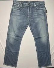 Citizens of Humanity Core Jeans Mens Slim Straight Medium Wash Blue Denim 40