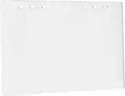 AUTSUPPL Binder Cover Notepad Notebooks Notebook Acrylic Binder Cover White Acrylic
