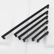 Kitchen cabinet handles drawer pulls black 304 Stainless steel cupboard knob