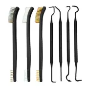 Essential 7Piece Wire Brush Head Hook Suitable for Cleanings and Removing Rusts