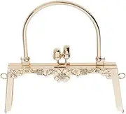 [KONGKNUANK] Metal Purse Frames，Bag Making Supplies Metal Frame Kiss Clasp Lock Purse Bag Making DIY Craft Supplies for Clutch Bag Handbag Accessories