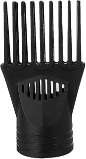 Black Hair Dryer Comb,Plastic Blow Comb Attachment Styling for Straightening Detangling,Universal Nozzle Hairdressing Salon Hair Dryer,Curly,Natural Styling Tools