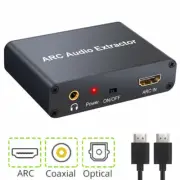 HDMI ARC 3.5mm Converter Adapter Audio Extractor Digital DAC to RCA Coax SPDIF