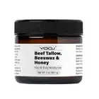 Beef Tallow Beeswax and Honey Face Moisturizer, 2 oz Beef Tallow Beeswax！