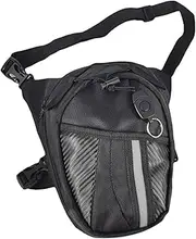 Thigh Bag with Leg Strap Multi-Pocket Adjustable Leg Bag for Men Waterproof Breathable Waist Bag Zipper Closure 7.1x10.6x2.4in Drop Leg Bag for Motorcycle, Hiking, Outdoor, Thigh Bag/4287