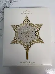 Hallmark 2012 SNOWFLAKE Christmas TREE TOPPER NIB