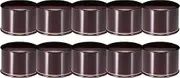 Fukui Craft Ohitsu Heat Resistant Made in Japan, Dishwasher Safe, Rice Cooker, Reservoir Line (Black Inside) (10 Guests) (Amazon.co.jp Exclusive)