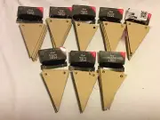 Lot of 64 Cardboard Kraft Triangle Tags with String 3.5" Craft Gift Activity