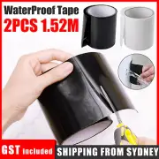 2PCS Repair Tape Waterproof Super Strong Stop Leak Leakage Flex Seal Fiber Tools